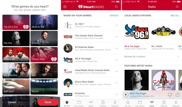 iHeartRadio iPhone: Music, Radio, More